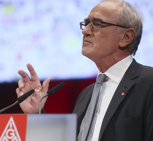 Der neue Vorsitzende der Gewerkschaft IG Metall, Detlef Wetzel; Bild: dpa