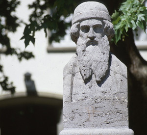 Büste von Johannes Gutenberg; Bild: dpa