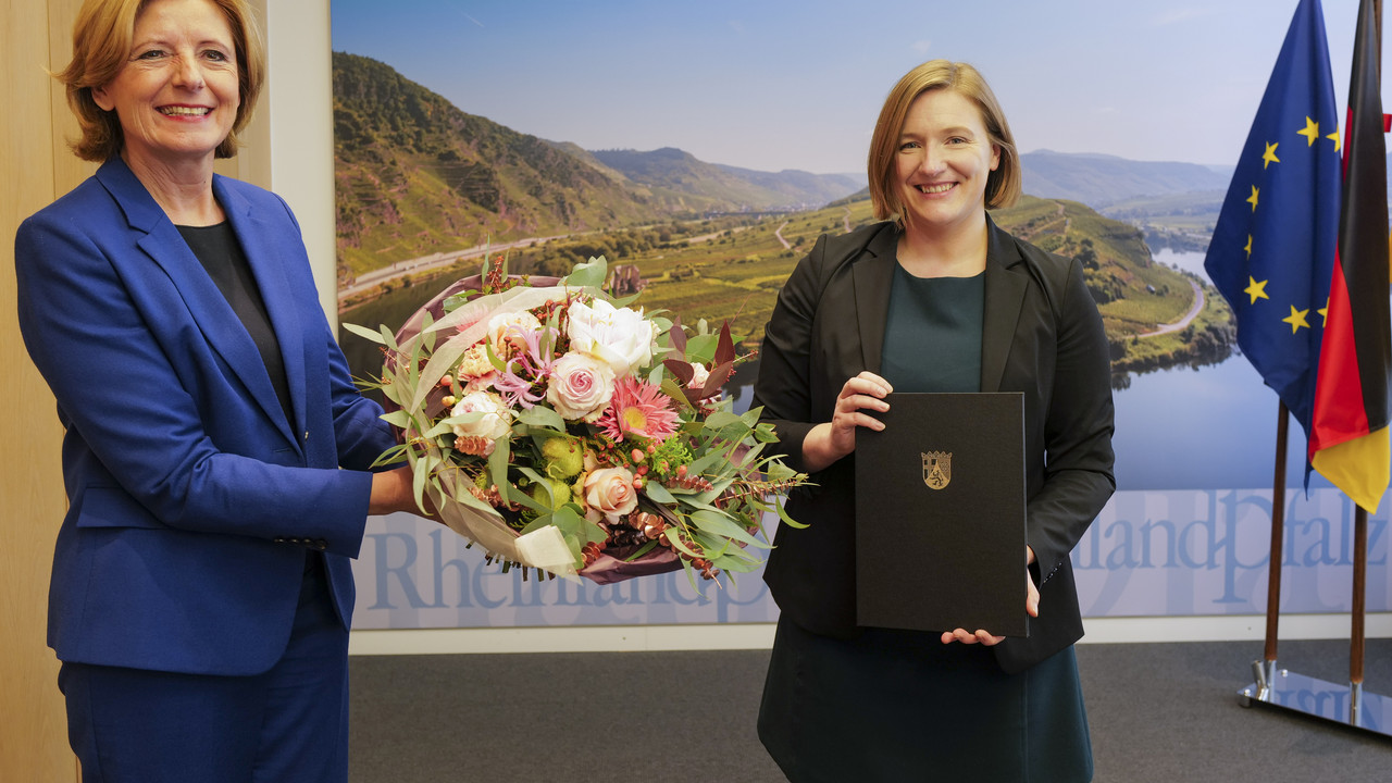 Ministerpräsidentin Malu Dreyer ernennt Katharina Binz zur neuen stellvertretenden Ministerpräsidentin