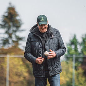 First Pitch des Ministerpräsidenten bei den Mainz Athletics