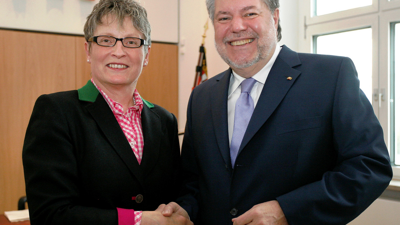 Antrittbesuch von Präsidentin Läsch-Weber; Bild: Vu