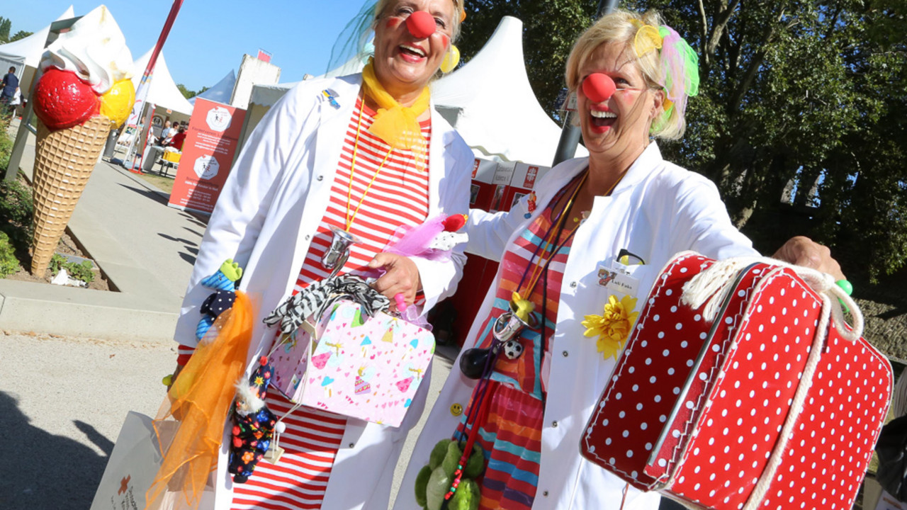 Clowndoktoren; Bilder: Herbert Piel / © Staatskanzlei