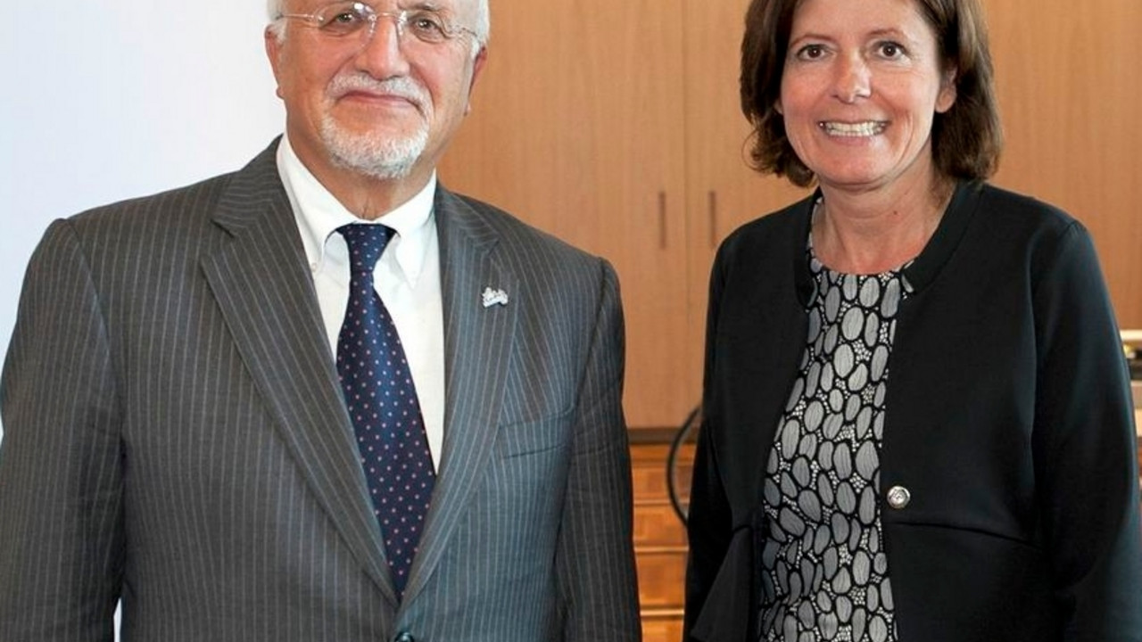Professor Mayer und Ministerpräsidentin Dreyer; Bild: Pipprich