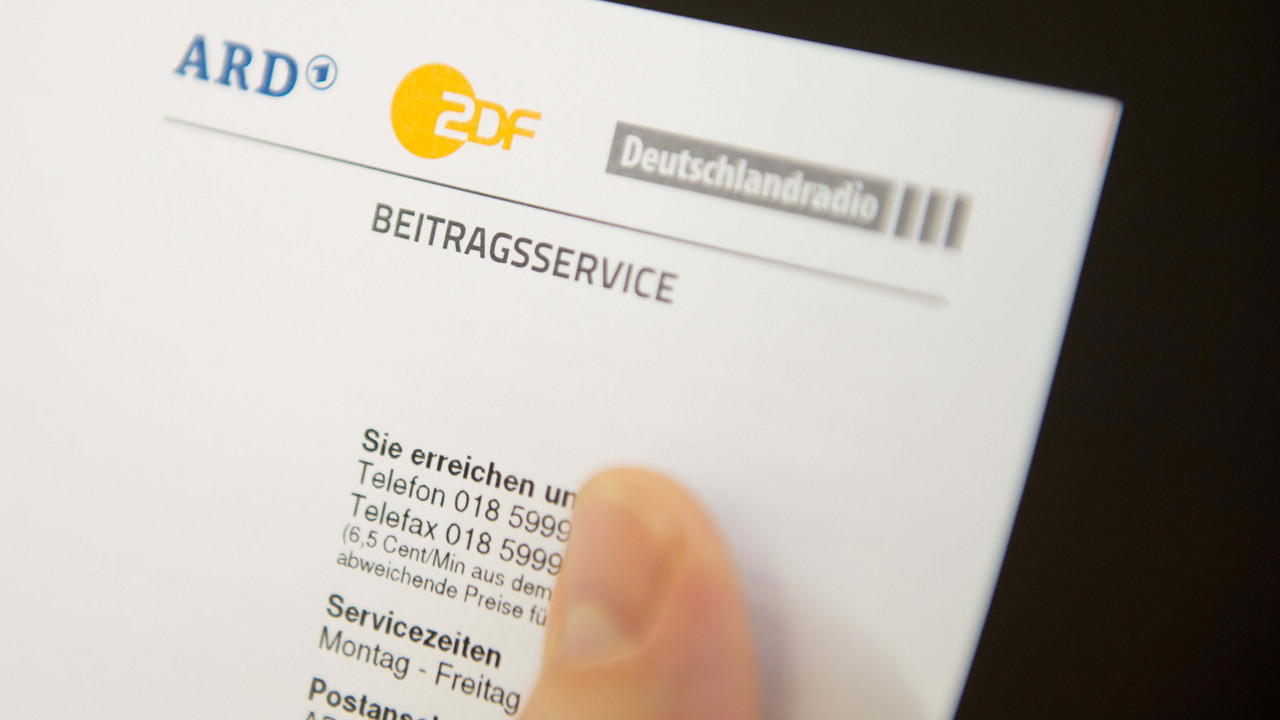 Auf dem Bild ist der Briefkopf des Beitragsservices für den Rundfunkbeitrag zu sehen. 