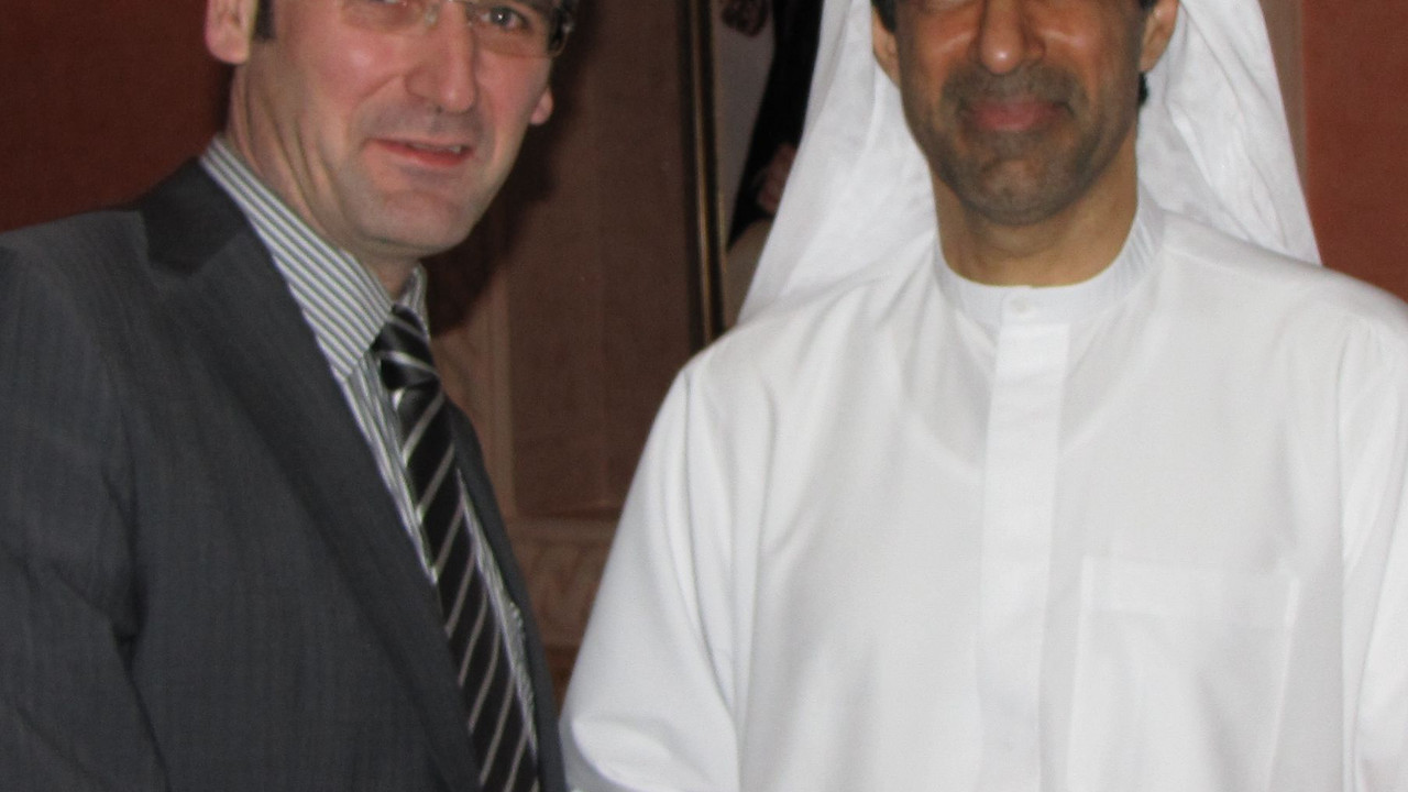 Hendrik Hering und Haniv Ali Hassan; Bild: Ministerium