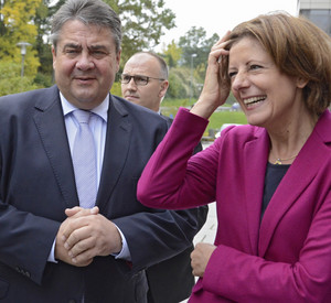 Gabriel und Dreyer beim Mittelstandstag in Kaiserlautern