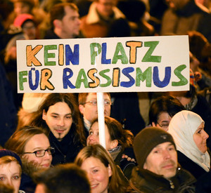 Demonstration gegen Rassismus; Foto: dpa