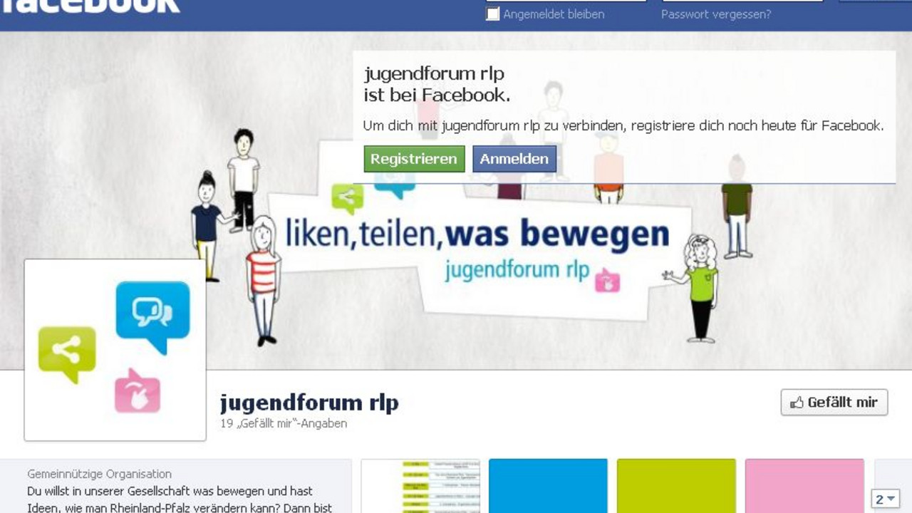 Facebookseite jugendforum