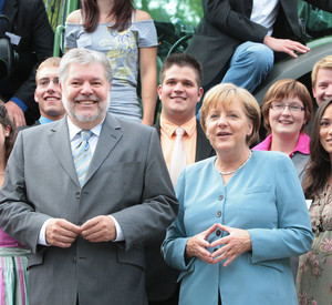Merkel und Beck beim Deutschen Bauerntag; Bild: Piel