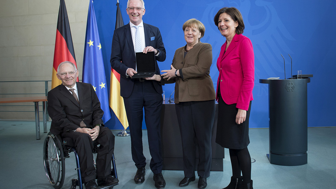 Präsentation der neuen 2 Euromünze