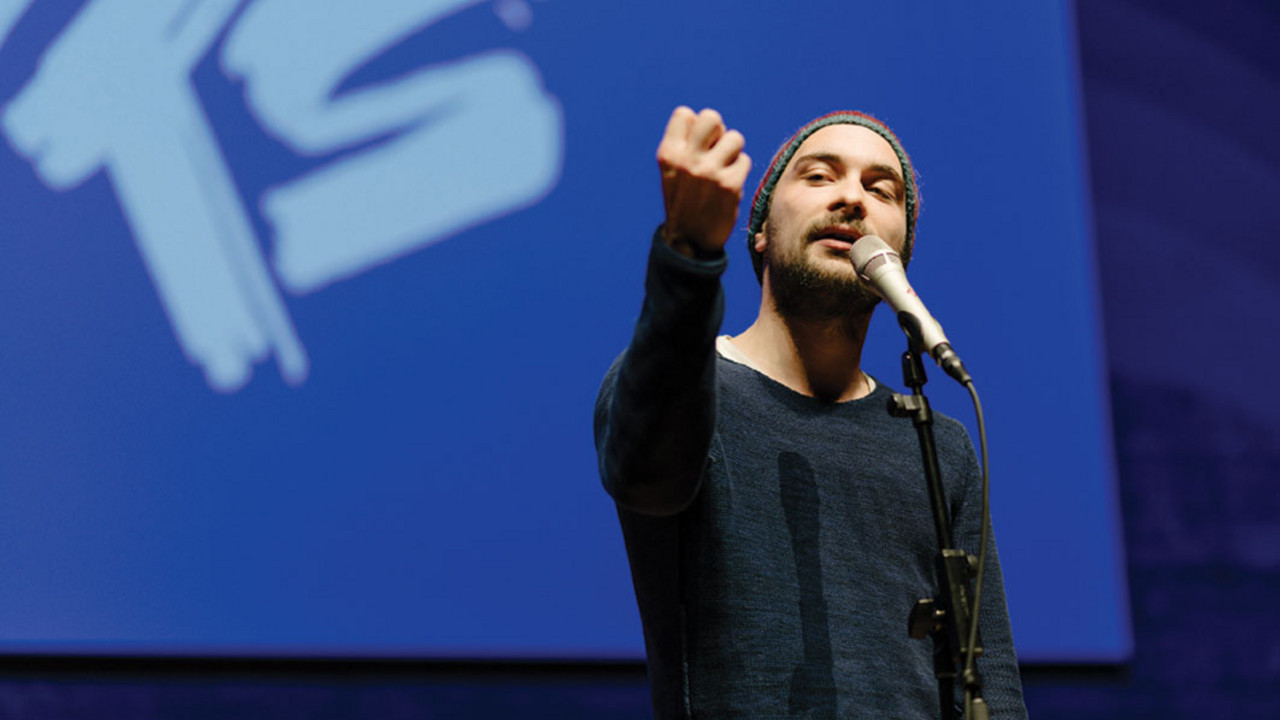 Poetry-Slammer Stefan Dörsing