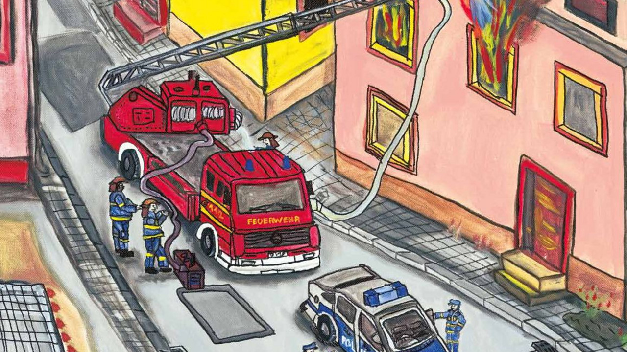 Kalender „Behinderte Menschen malen 2012"; Bild: LSJV