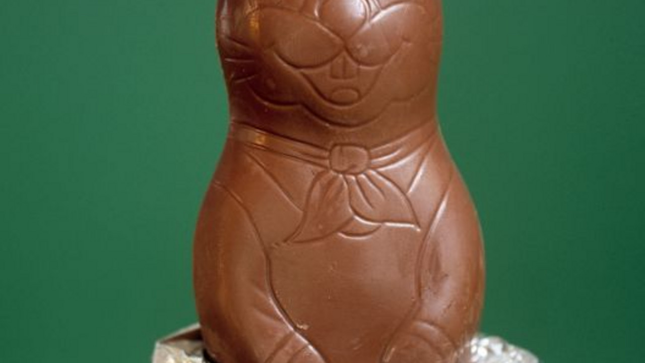 Schokoladenosterhase; Bild: dpa