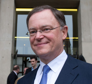 Neuer niedersächsischer Ministerpräsident Stephan Weil; Bild: dpa