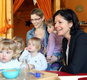Die Ministerpräsidentin olädiert für einen tragfähigen Kompromiss im Kita-Streik