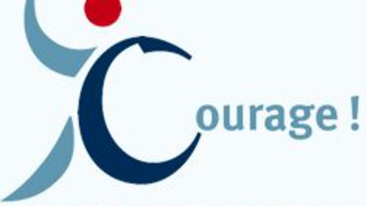 Logo des Netzwerks für Demokratie und Courage; Bild: NDC