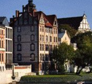 Häuserfassade in Oppeln; Bild: rlp-Archiv