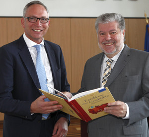 Maas und Beck; Bild: Pipprich / © Staatskanzlei