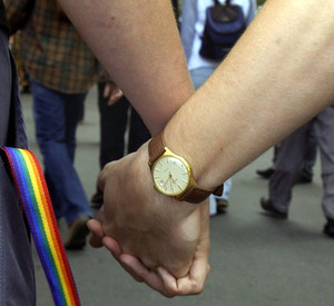 Gleichgeschlechtliche Partnerschaft; Bild: dpa