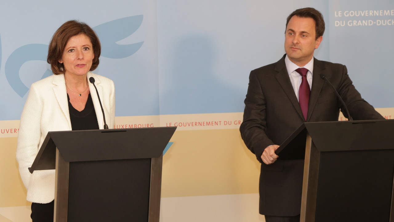 Ministerpräsidentin Malu Dreyer und Premierminister Xavier Bettel.