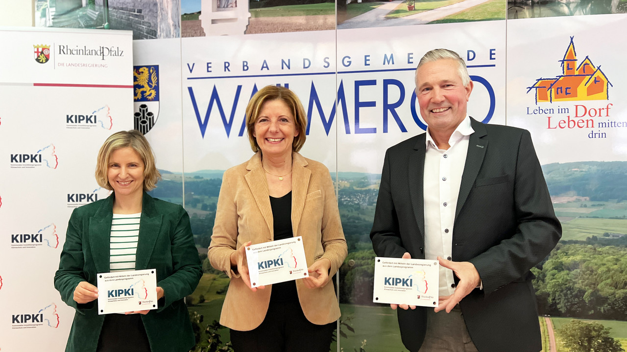 Übergabe KIPKI-Förderbescheid VG Wallmerod