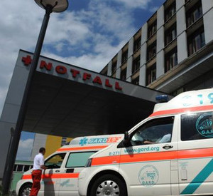 Notaufnahme eines Krankenhauses; Bild: dpa