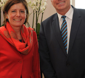 Ministerpräsidentin Malu Dreyer trifft Günter Jertz; Bild: Schaefer / © Staatskanzlei