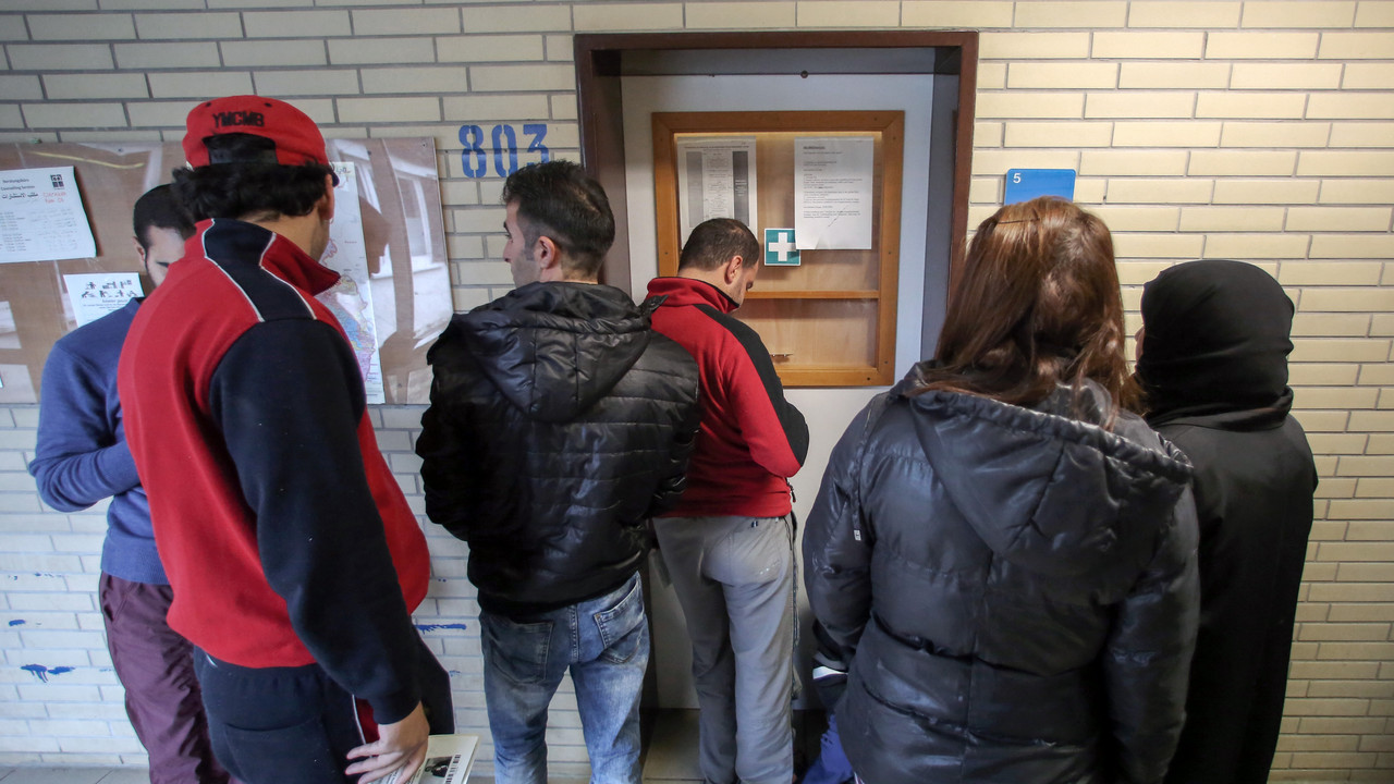Flüchtlinge in der Afa Ingelheim