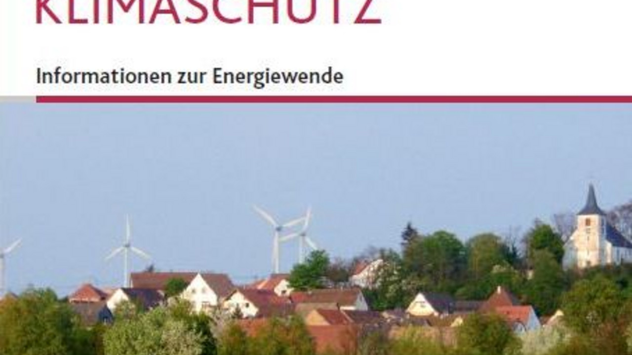 Infobroschüre für Kommunen zum Thema Klimaschutz