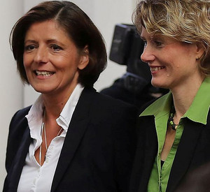 Malu Dreyer und Eveline Lemke; Bild: Saemmer