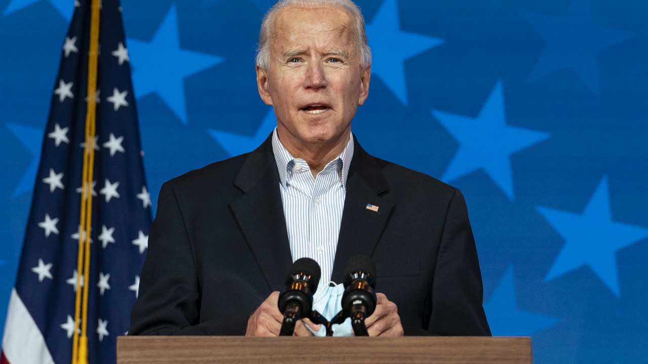 Joe Biden am Rednerpult