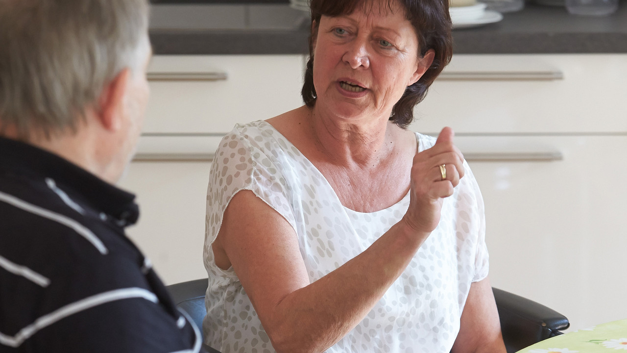 Gemeindeschwester vor Ort