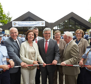 Ministerpräsidentin Malu Dreyer und Innenminister Roger Lewentz bei der Einweihung; Bild: Thomas Frey