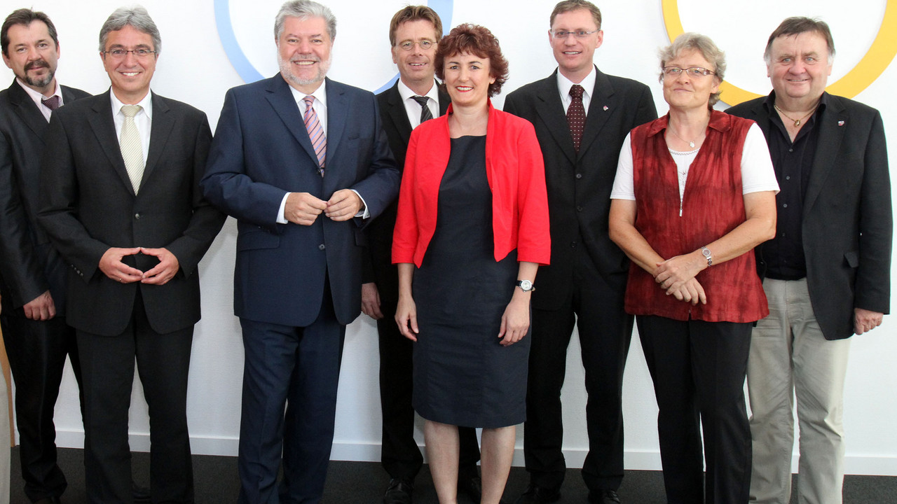 Treffen mit dbb-Landesleitung; Bild: Sämmer