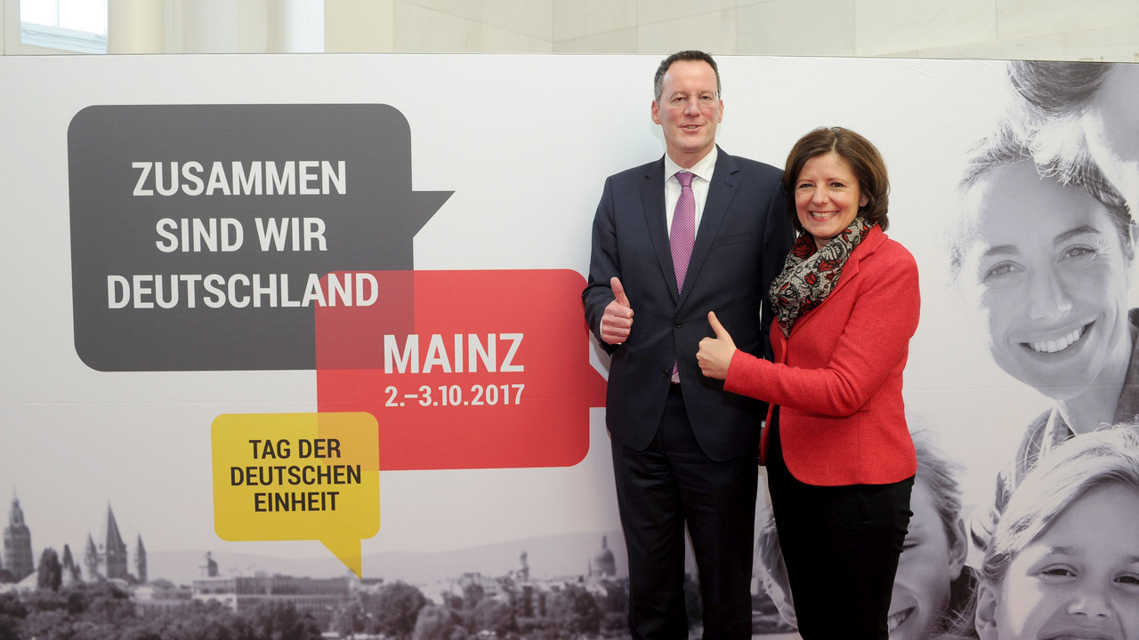 Vorstellung der Planung zum Tag der Deutschen Einheit in Mainz