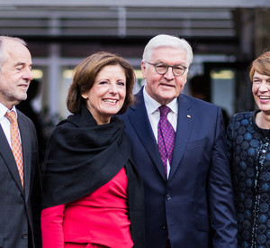 Ministerpräsidentin Dreyer und Bundespräsident Steinmeier, hier beim Tag der Deutschen Einheit 2017 in Mainz