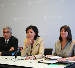 Pressestatement zur aktuellen Hochwasserlage; Bild: rlp