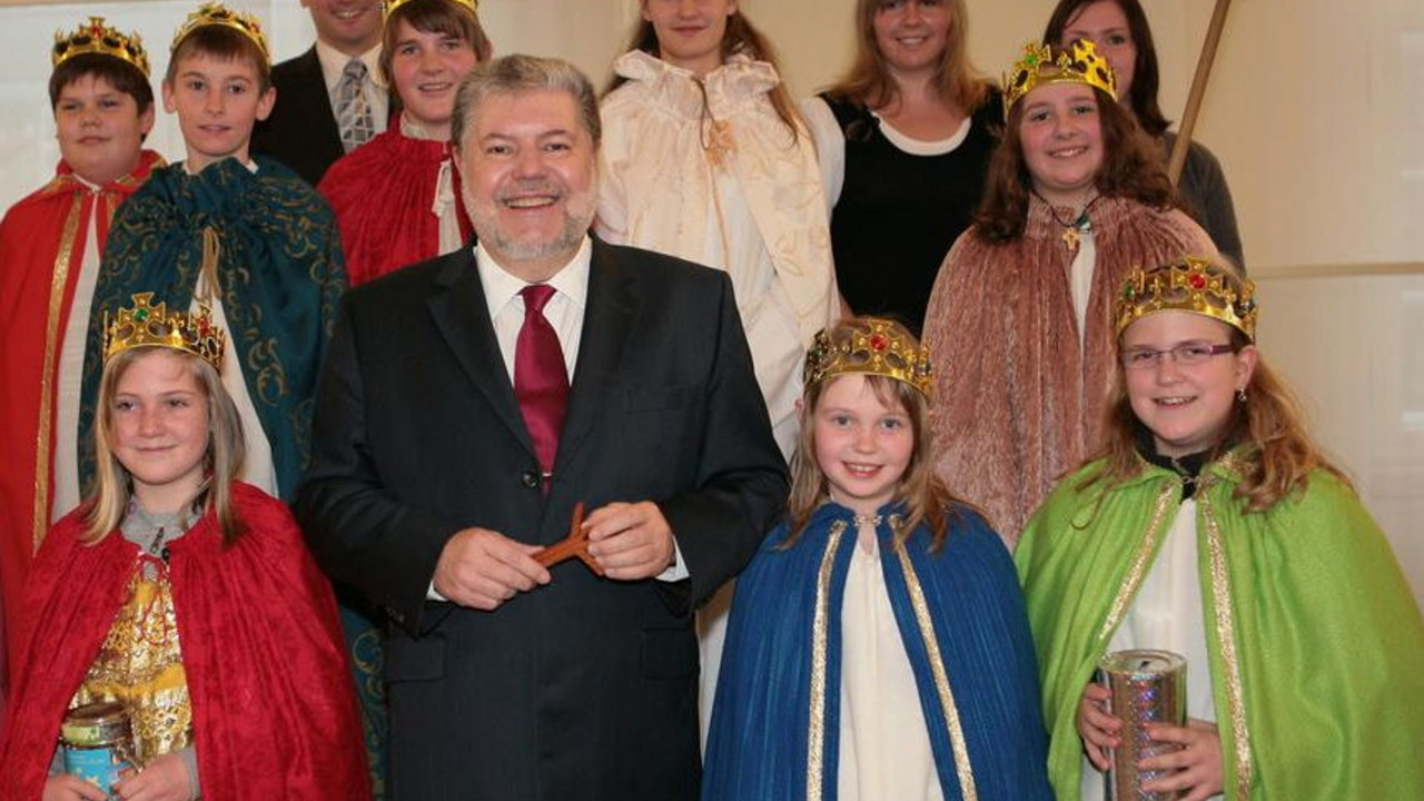 Empfang der Sternsinger; Bild: Pipprich