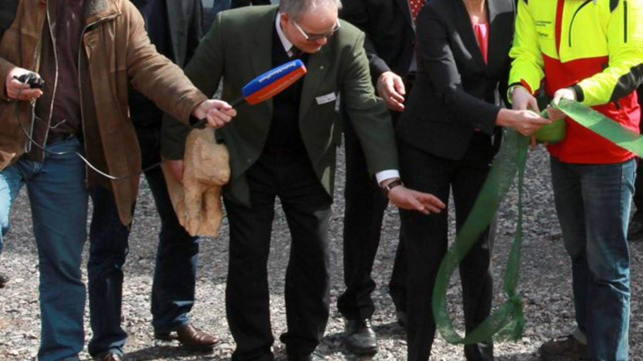 Ministerpräsidentin Malu Dreyer bei der Eröffnung des Forstwirt-Ausbildungszentrum Südwestpfalz in Hinterweidenthal. Bild: Björn Iversen / © Staatskanzlei