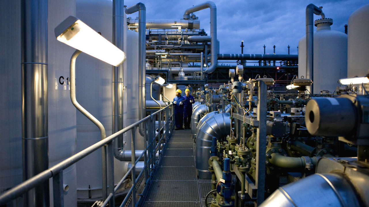 Wasserstoffanlage der BASF in Ludwigshafen