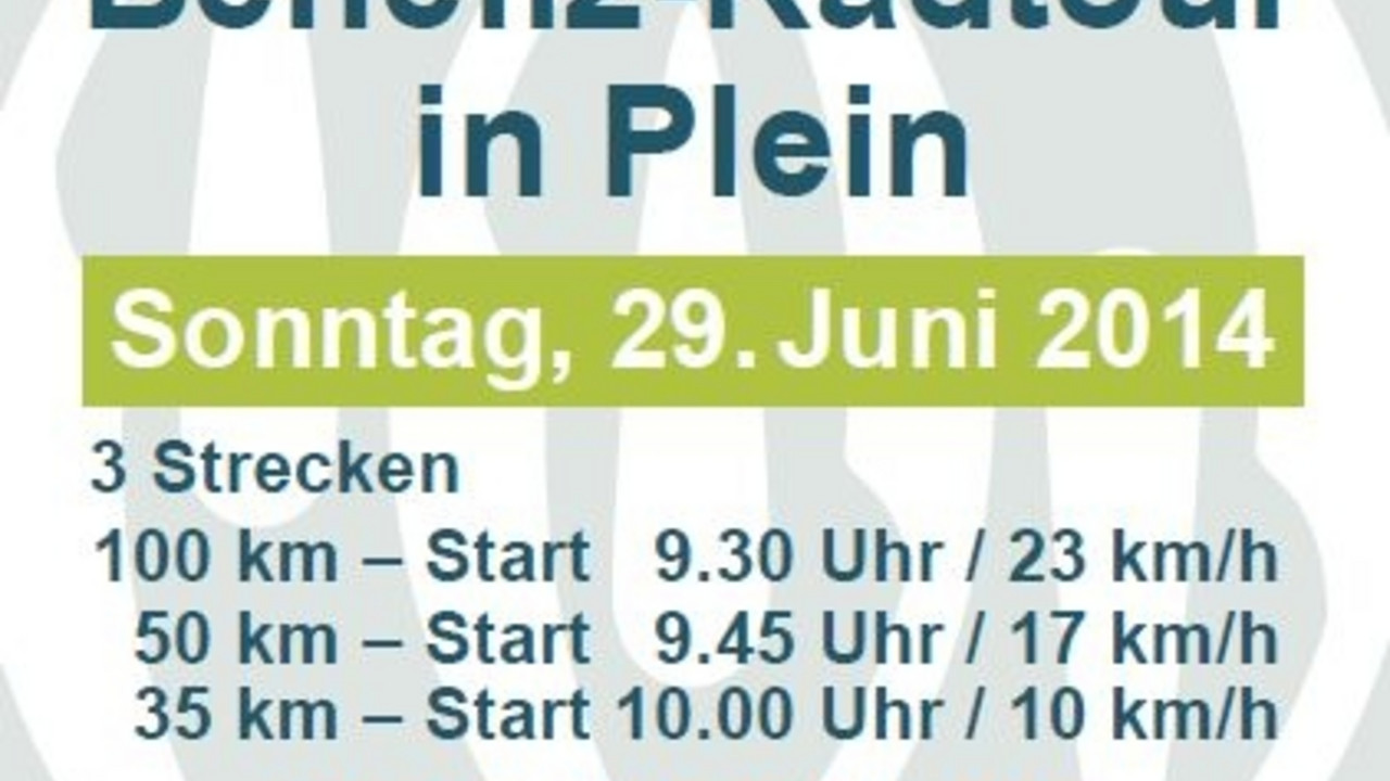 Plakat der sechsten Benefiz-Nierentour; Bild: PKD Familiäre Zystennieren e. V.