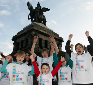 Deutsches Eck Koblenz; Bild: Stiftung Kinderseele