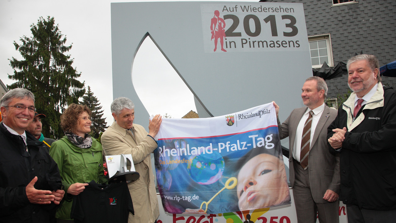 Nächstes Jahr findet der RLP-Tag in Pirmasens statt; Bild: Herbert Piel/Staatskanzlei