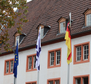 Flagge Israel Staatskanzlei RLP