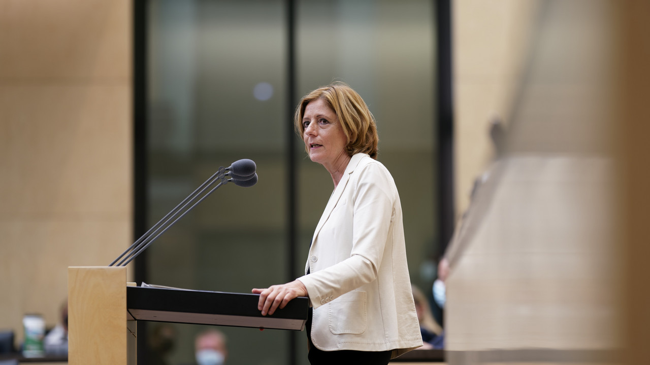Ministerpräsidentin Malu Dreyer während ihrer Rede