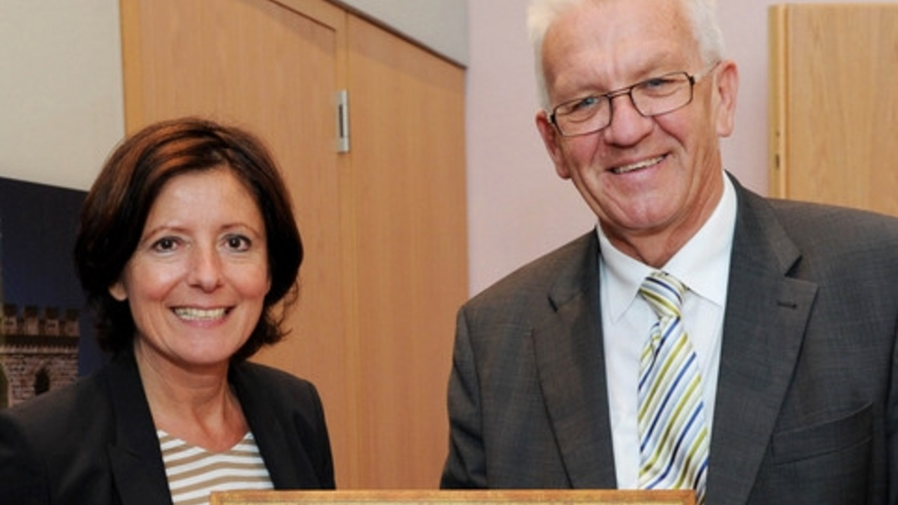 Begegnung von Dreyer und Kretschmann in Mainz im Jahr 2013