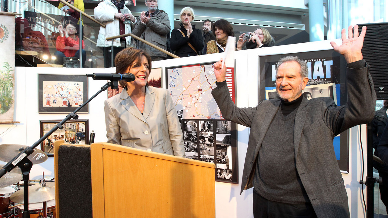Ministerpräsidentin Malu Dreyer mit Edgar Reitz bei der Premiere des Spielfilmzyklus "Heimat. Eine deutsche Chronik".