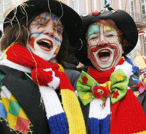 Weiberfastnacht in Mainz; Bild: dpa