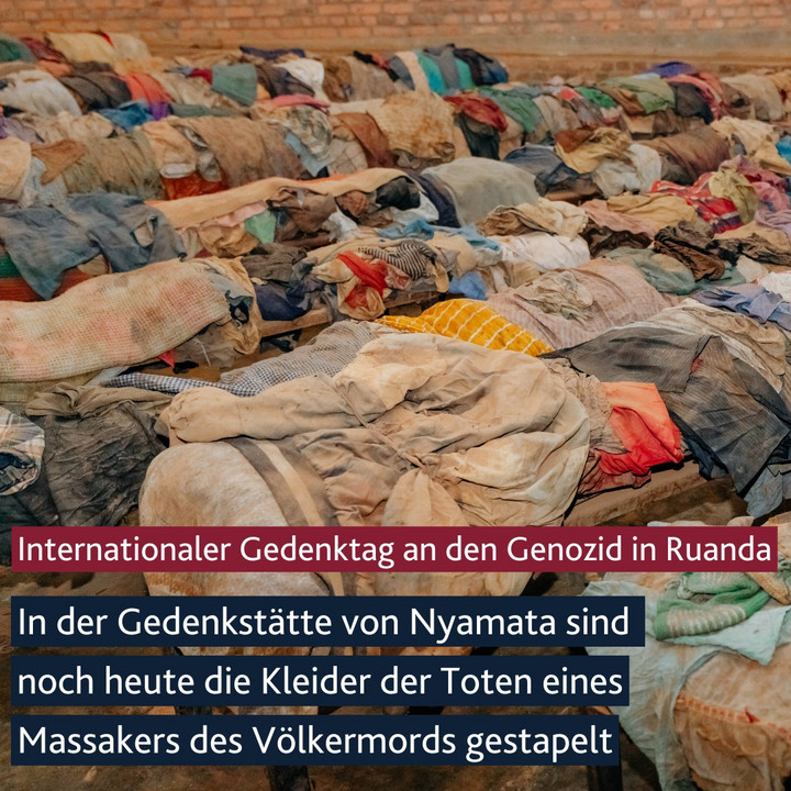 Gedenken an den Völkermord in Ruanda