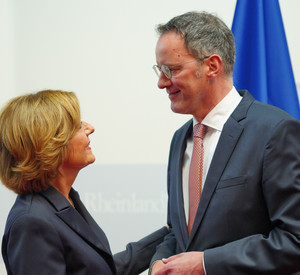 Ministerpräsidentin Malu Dreyer und Innenminister Michael Ebling